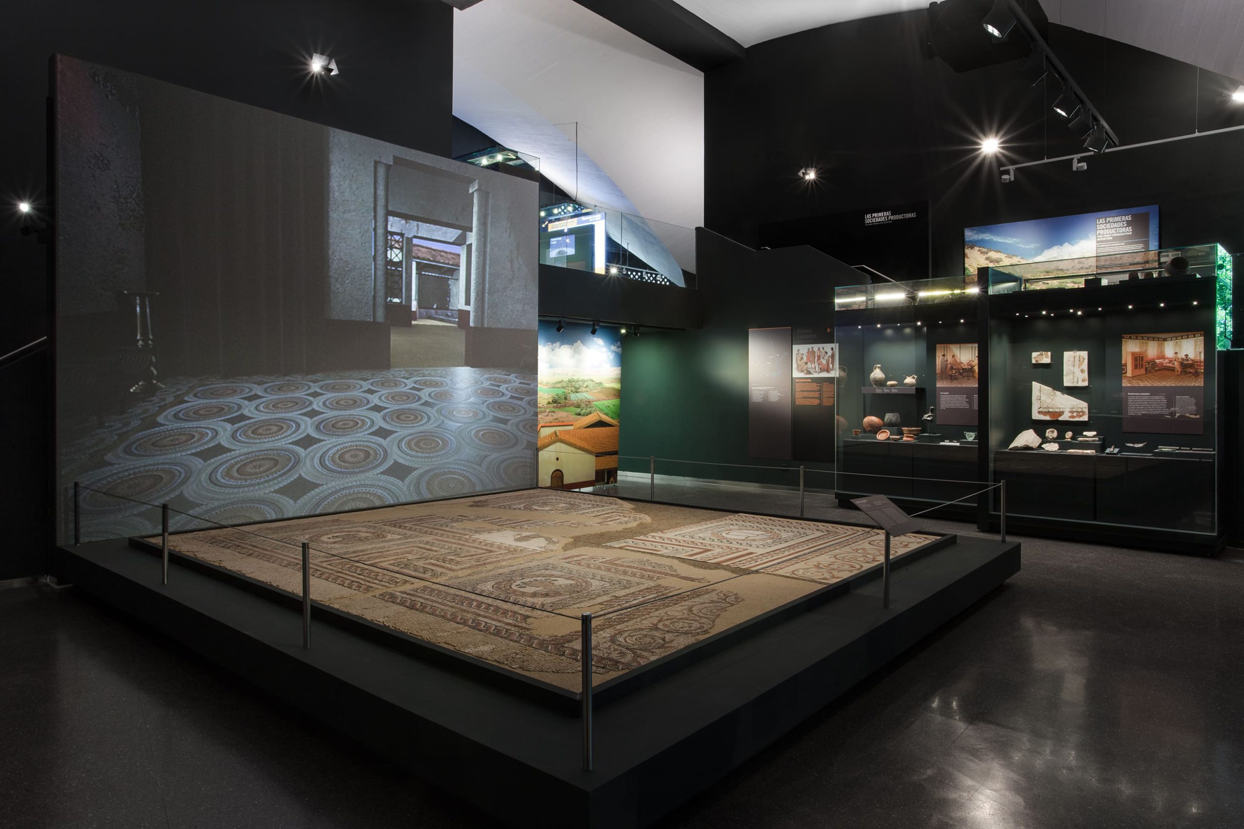 Los orígenes de Madrid. Reconstruccion de mosaico y videomapping