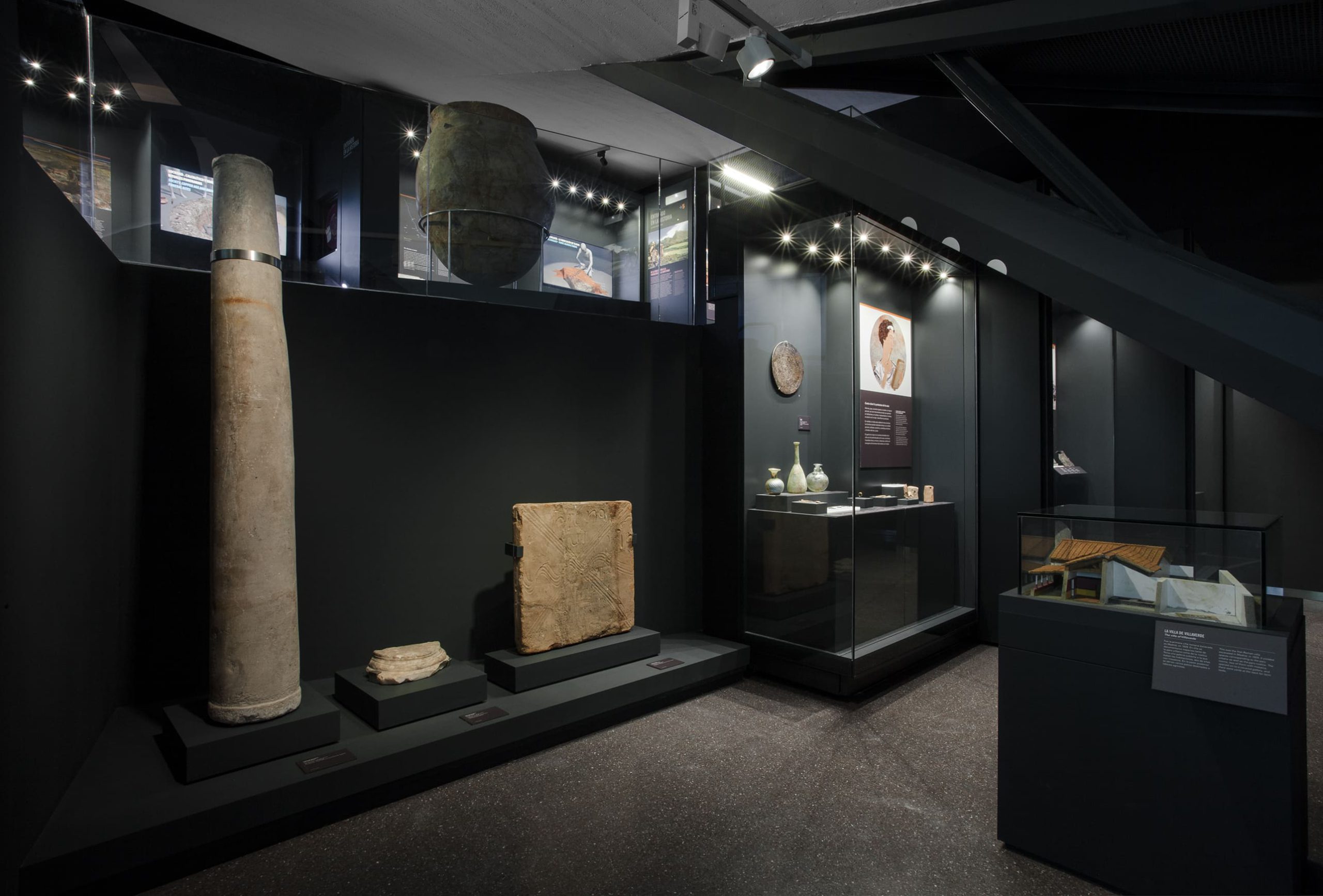 Piezas arquológicas de exposición permanente Los origenes de Madrid