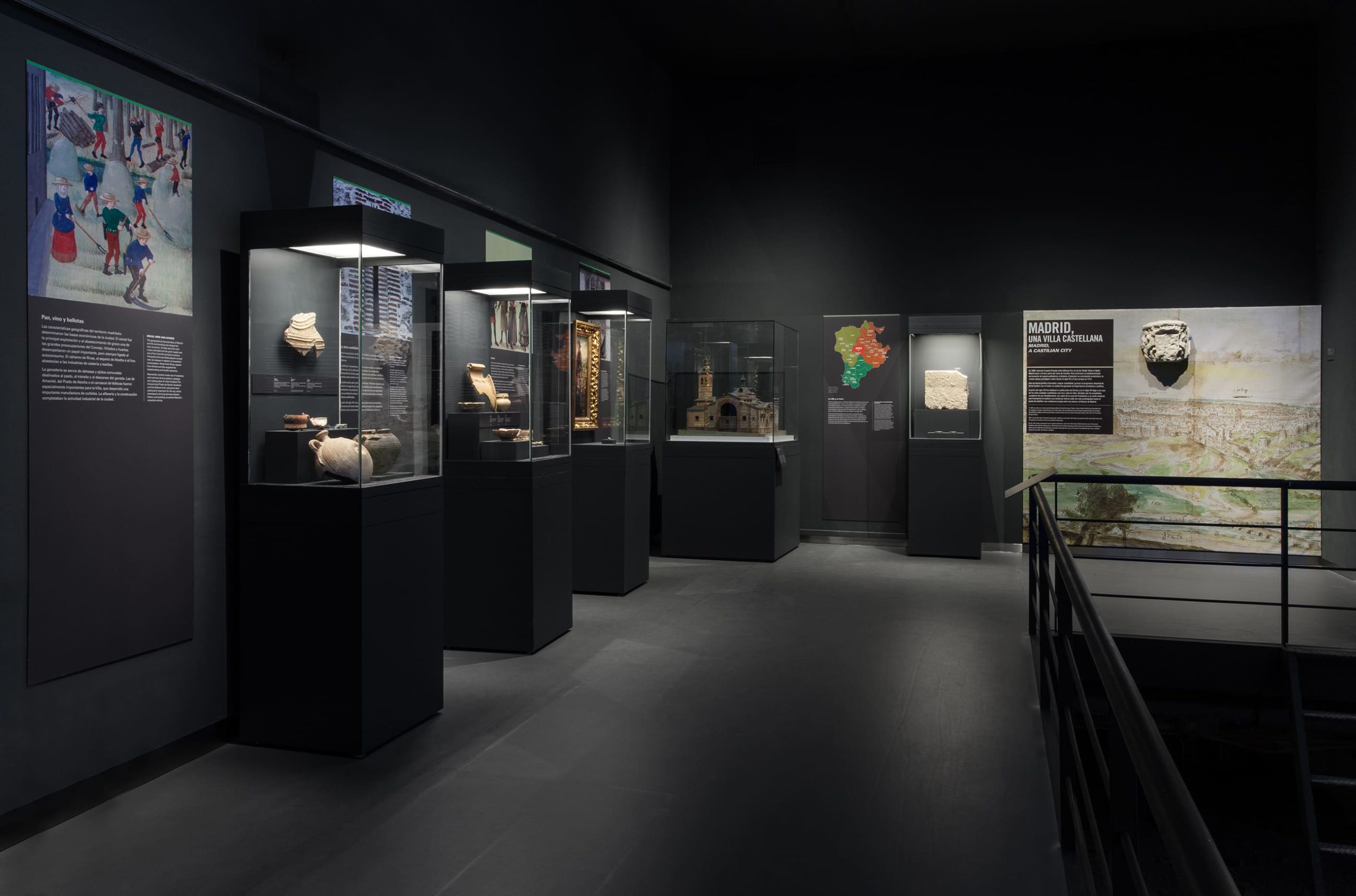 Sala de exposiciones del Museo de San Isidro