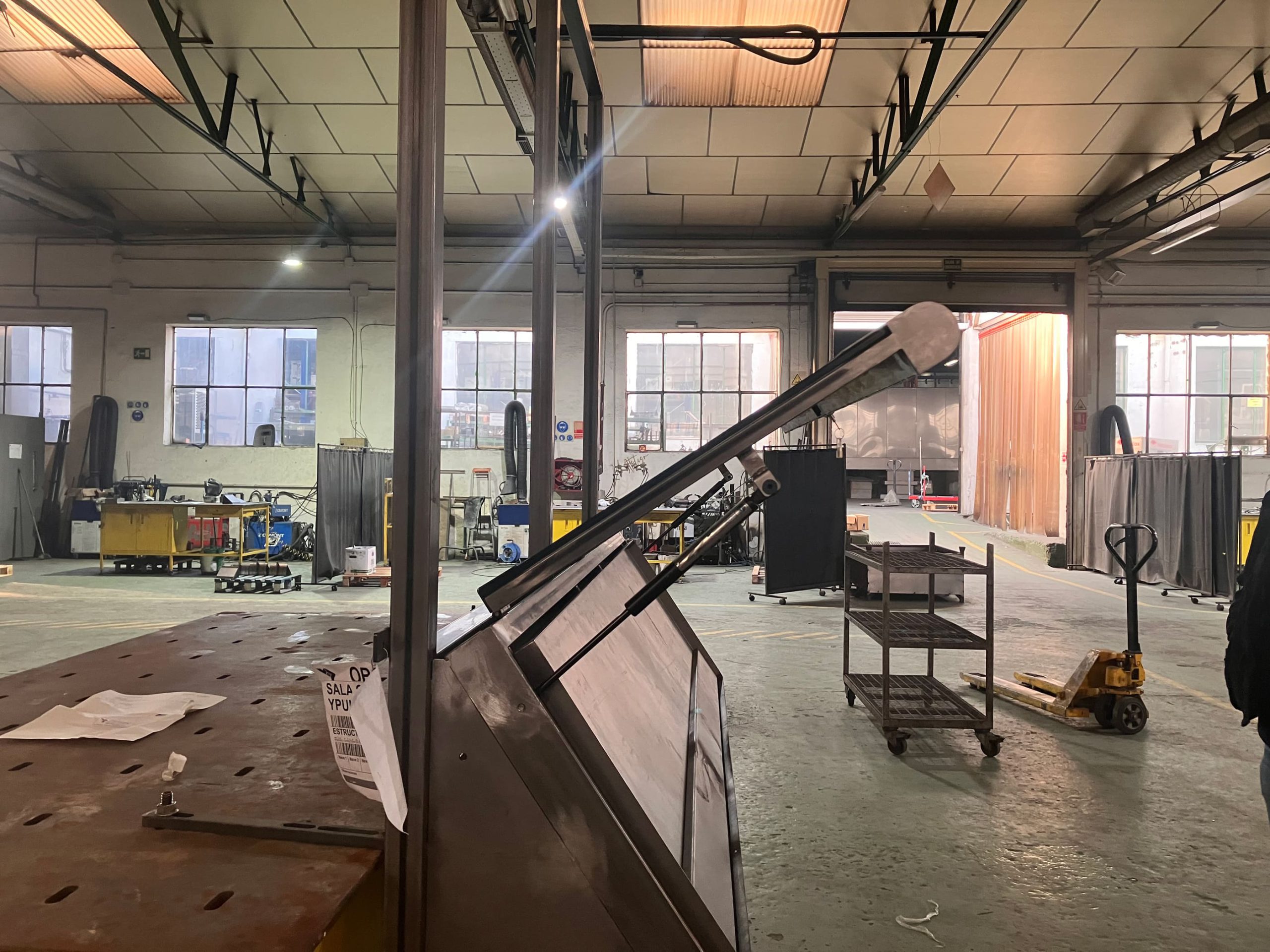 Montaje de soporte museográfico