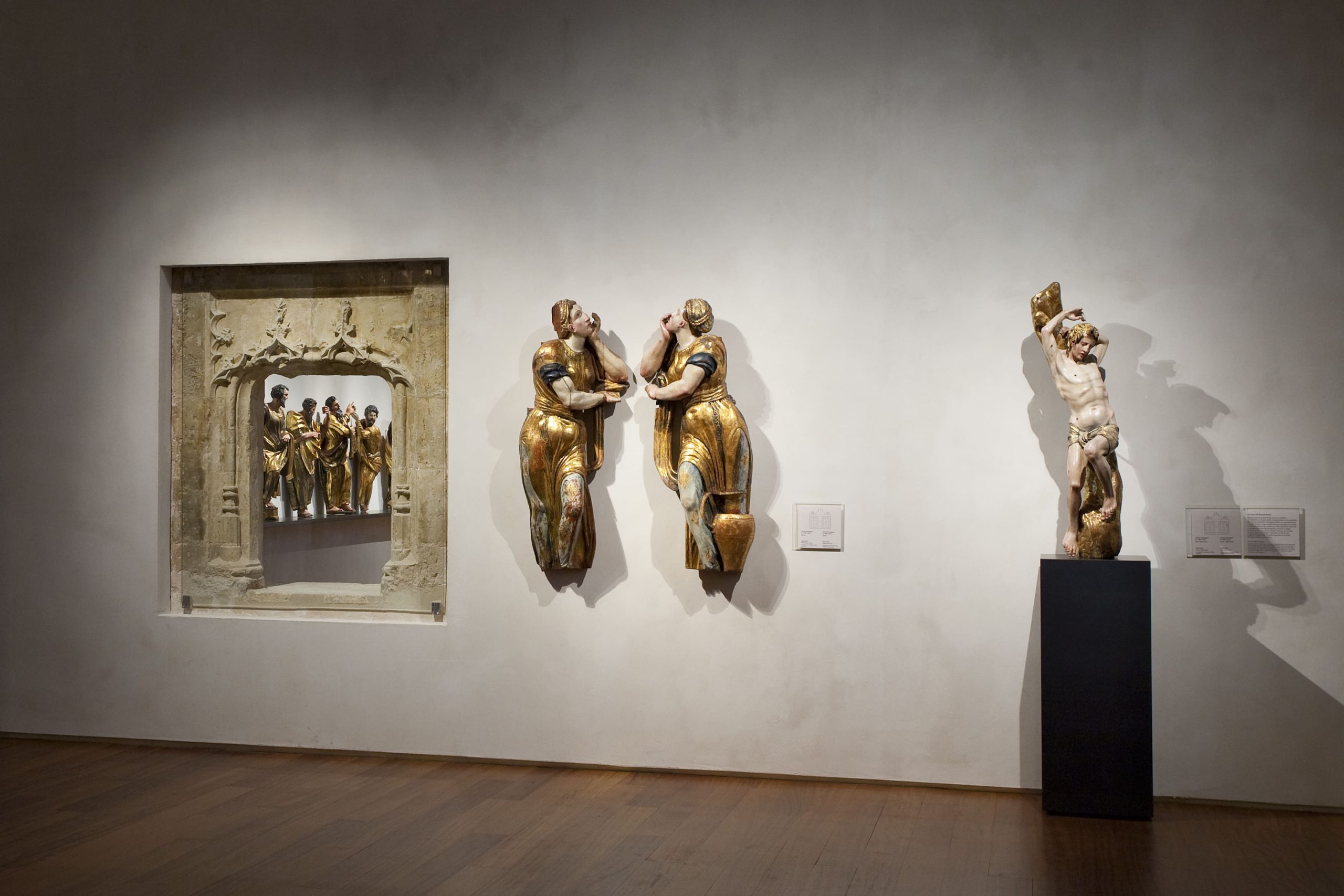 Exposición de piezas del Museo Nacional de Escultura